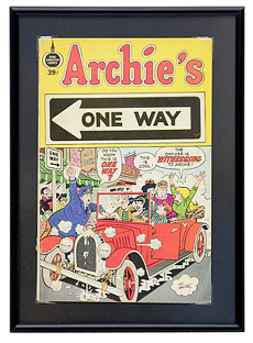 Comic Book Frame with Mat Float